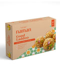 Naman Indian Sweet Desi Ghee Atta Gond Laddoo with Dryfruits Box