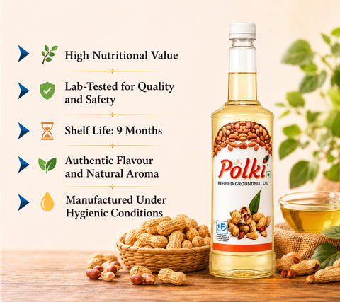 Polki Refined Groundnut Oil